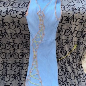 Date night blue dress